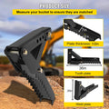 Backhoe Excavator Thumb 91.44cm Weld On 16MM Teeth Steel Plate
