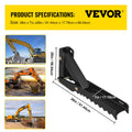 Backhoe Excavator Thumb 91.44cm Weld On 16MM Teeth Steel Plate