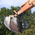 Backhoe Excavator Thumb 91.44cm Weld On 16MM Teeth Steel Plate