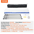 Dust Barrier Poles 10ft 4pc Telescoping Magnetic Zipper Plastic Film
