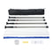 Dust Barrier Poles 12ft Telescoping Magnetic Zipper 32.8x13ft Film