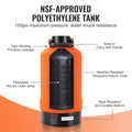 RV Water Softener 16000 Grain Portable 3/4