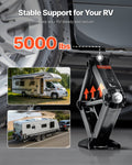 RV Scissor Jacks Set 4 2268kg 10.3-59.5cm Stabilizer Levelling