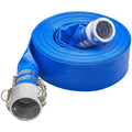 Backwash Hose 2in x 50ft Pool Pump Discharge Heavy Duty PVC Blue