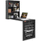 Wall Mounted Folding Desk w/ Chalkboard Storage Space Saving