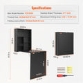 Wall Mounted Folding Desk w/ Chalkboard Storage Space Saving