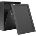 Wall Mounted Folding Desk w/ Chalkboard Storage Space Saving