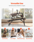 Dog Treadmill for Medium Dogs, 330lbs Weight Capacity, Dog Running Machine with Adjustable Ramps, 15.5