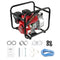 Gasoline Engine Water Pump 50mm 7HP 4-Stroke Gas Powered