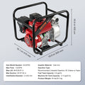 Gasoline Engine Water Pump 50mm 7HP 4-Stroke Gas Powered