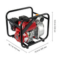 Gasoline Engine Water Pump Gas Powered Transfer Pump 80 mm 7HP 4-Stroke