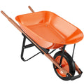 Wheelbarrow Cart One Wheel 330 lbs Garden Dump Yard Utility