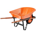 Wheelbarrow Cart One Wheel 330 lbs Garden Dump Yard Utility
