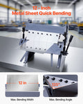 Box Pan Brake 305mm Sheet Metal Bending 20 Gauge Aluminum