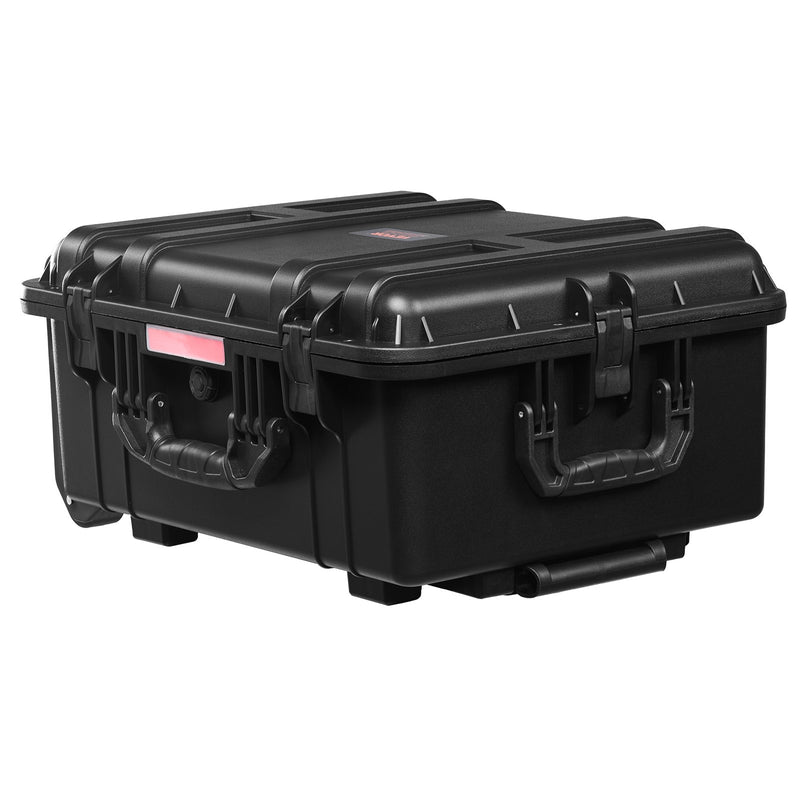 Weatherproof Hard Case 2.5 Cu.ft IP67 Rolling Wheels Black