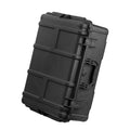 Weatherproof Hard Case, Heavy Duty Protective Dry Box Case with Pre-cut Foam, and Retractable Pull Handles for Travel, Hunting, Military, Tactical, IP67 Waterproof Case for Cameras (56.1x37x26)