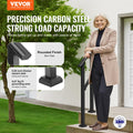 Handrails 1-2 Step Stair Rail Kit Carbon Steel Black Outdoor