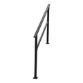 4-5 Step Stair Handrail Black Carbon Steel Outdoor Deck Concrete Rail