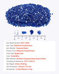 Fire Glass 20LBS Cobalt Blue 1/2 Inch High-Temperature Firepit Rocks