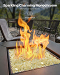 Fire Glass 10LBS 1/2 Inch Gold Reflective Fireplace Rocks High Temperature