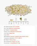 Fire Glass 10LBS 1/2 Inch Gold Reflective Fireplace Rocks High Temperature