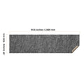 Non Slip Rug Pad Gripper 25 x 94.5 in 0.24