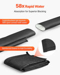 Flood Barrier 4 Pack 1530x210mm Water Activated Sandbags Reusable