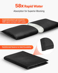 Flood Barrier 10 Pack 430x830mm Sandless Sandbags Water Absorbent
