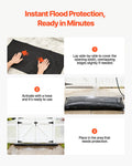 Flood Barrier 10 Pack 430x830mm Sandless Sandbags Water Absorbent
