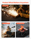 Welding Blanket 2-Pack 508x914mm 1800°F Carbon Felt Flame Retardant