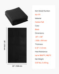 Welding Blanket 2-Pack 508x914mm 1800°F Carbon Felt Flame Retardant