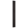 Wood Slat Acoustic Panels, 7.9 x 94.5 inch, MDF Accent Wooden Wall Panels for Modern Interior Wall Decor, Faux Wood Wall Board Panels for Noise Reduction, Black Oak