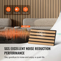 Acoustic Wood Slat Wall Panels 7.9x94.5