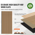 Wood Slat Acoustic Panels 23.6 x 47.2 inch for Modern Wall Decor Light Oak