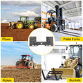 Skid Steer Mount Plate 6.35mm Steel Quick Attach 1360kg