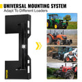 Universal Skid Steer Mount Plate 6.35mm Steel 1360kg Capacity