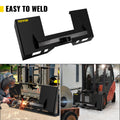 Universal Skid Steer Mount Plate 6.35mm Steel 1360kg Capacity