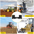Universal Skid Steer Mount Plate 6.35mm Steel 1360kg Capacity