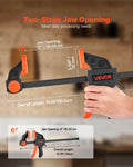 Bar Clamps 30.48cm 15.24cm Quick-Grip F-Clamp 70kg 4-Pack