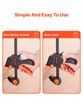 Bar Clamps 30.48cm 15.24cm Quick-Grip F-Clamp 70kg 4-Pack