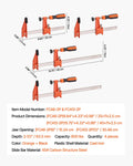 Bar Clamps 4-Pack 6