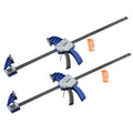 Artisan 60cm Bar Clamp 2-Pack Quick-Grip F-Clamp 154kg Load Limit