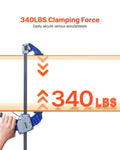Artisan 60cm Bar Clamp 2-Pack Quick-Grip F-Clamp 154kg Load Limit