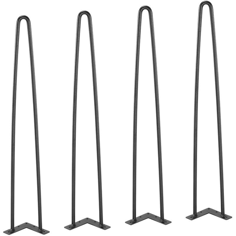 Hairpin Table Legs 711mm 4pcs Metal 226.8kg Heavy Duty DIY