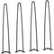 Hairpin Table Legs 711mm 4pcs Metal 226.8kg Heavy Duty DIY