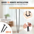 Hairpin Table Legs 711mm 4pcs Metal 226.8kg Heavy Duty DIY