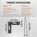 Hairpin Table Legs 711mm 4pcs Metal 226.8kg Heavy Duty DIY