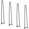 Hairpin Table Legs 711mm 4pcs Metal 226.8kg Heavy Duty DIY