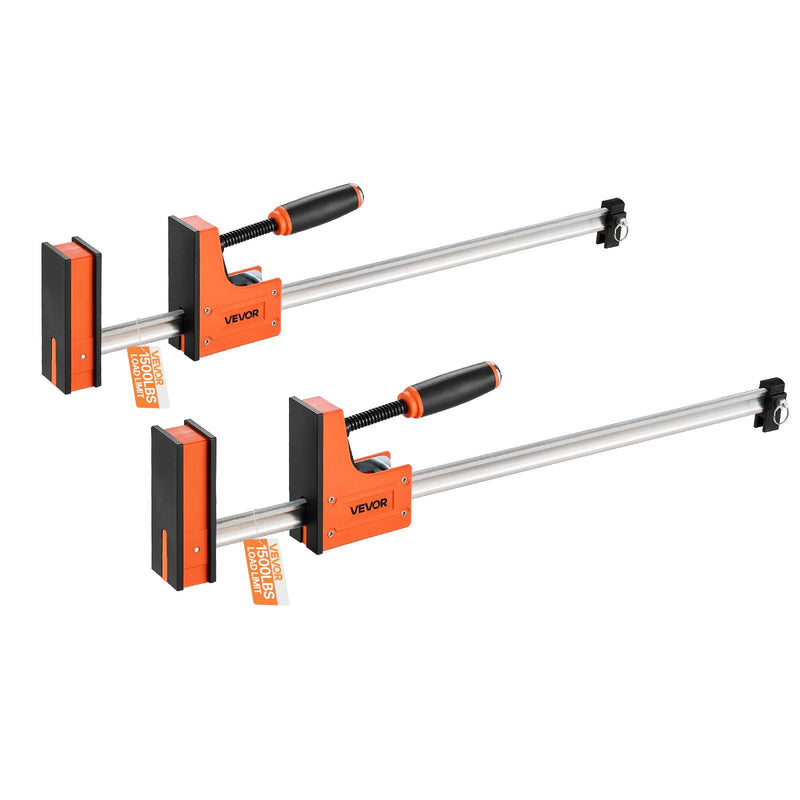 Bar Clamps 76.2cm 2-Pack 680kg Parallel F-Clamp Woodworking