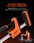 Bar Clamps 76.2cm 2-Pack 680kg Parallel F-Clamp Woodworking